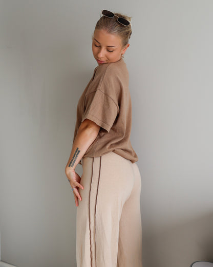 ZIGGY LOU SIGNATURE TEE | MOCHA (WOMEN'S)