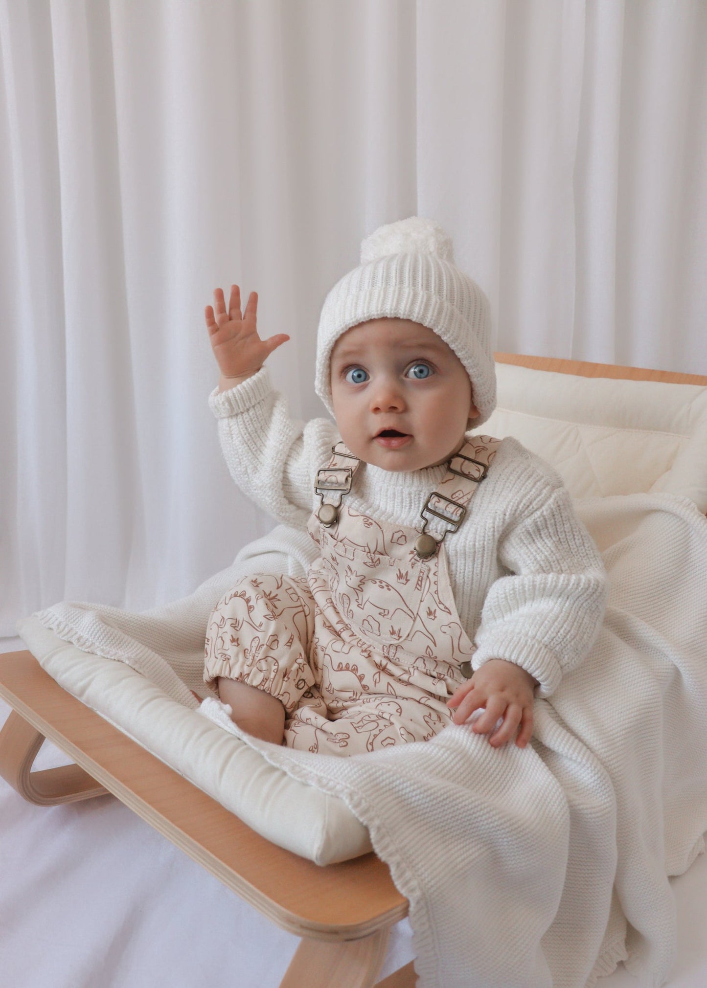 BLOSSOM AND PEAR DENIM OVERALL | DINO