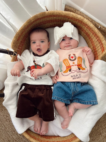 BLOSSOM AND PEAR SLOUCH T SHIRT | WILD AT HEART