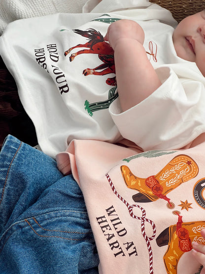 BLOSSOM AND PEAR SLOUCH T SHIRT | WILD AT HEART