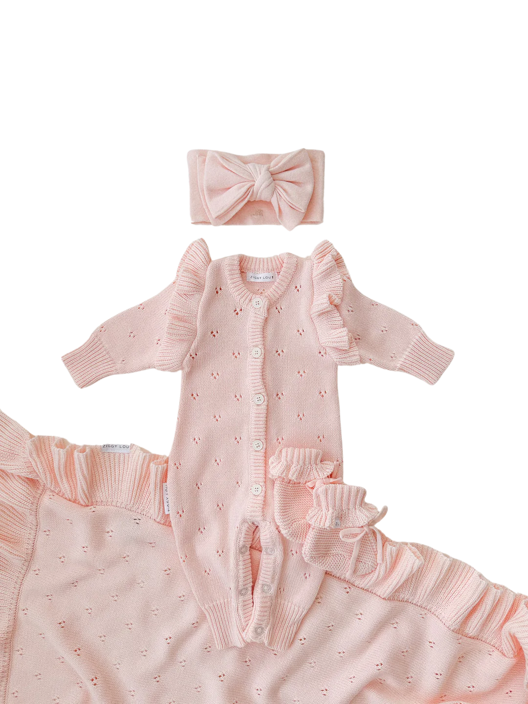 ZIGGY LOU CLASSIC KNIT ROMPER - PRIMROSE