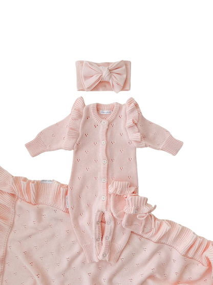 ZIGGY LOU CLASSIC KNIT ROMPER - PRIMROSE