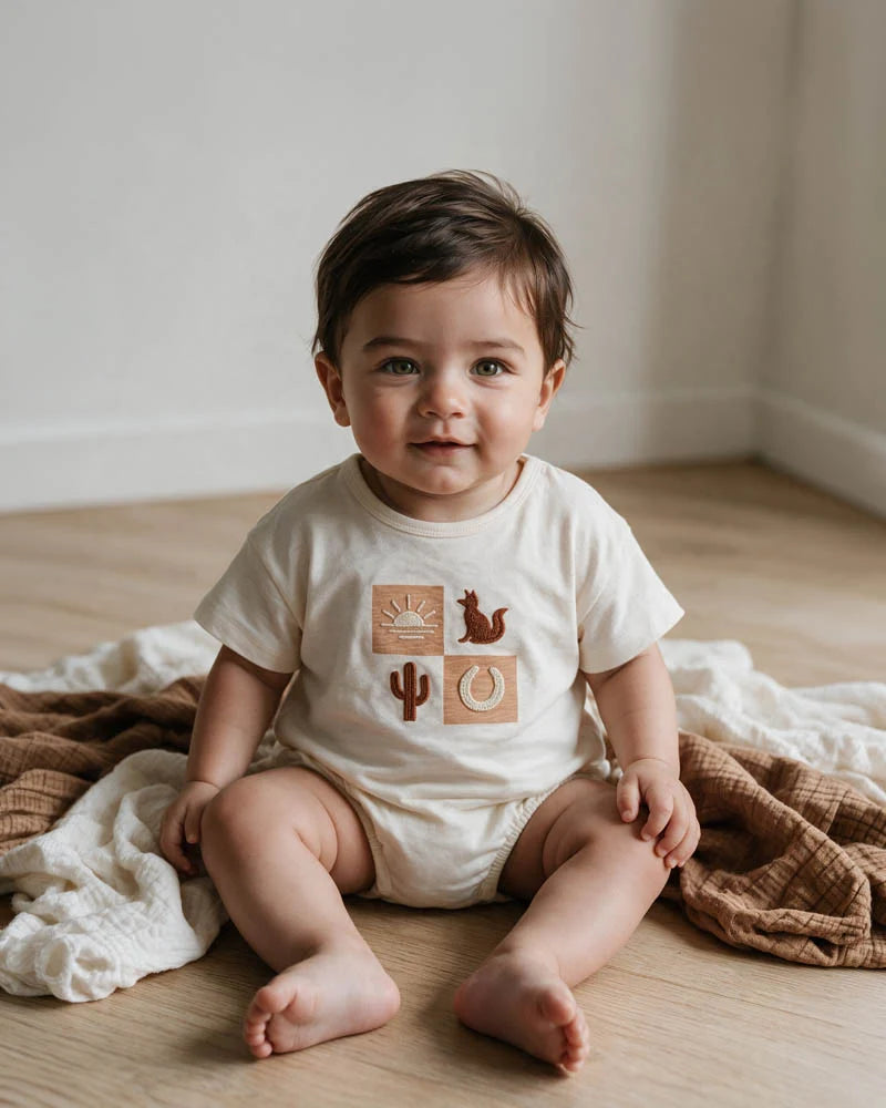 FOX AND FINCH | ORGANIC TUFTED BODYSUIT | PHOENIX
