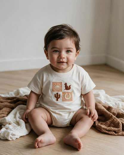 FOX AND FINCH | ORGANIC TUFTED BODYSUIT | PHOENIX