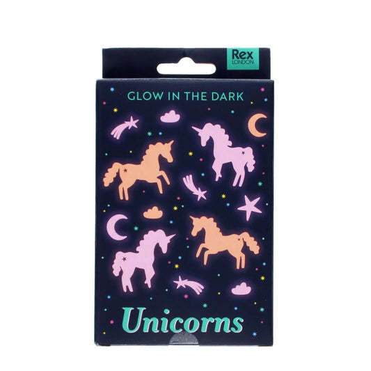 REX LONDON | GLOW IN THE DARK SHAPES | UNICORNS