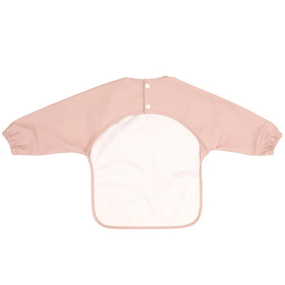 All4Ella Recycled Long Sleeve Bib - Two-Tone Pink
