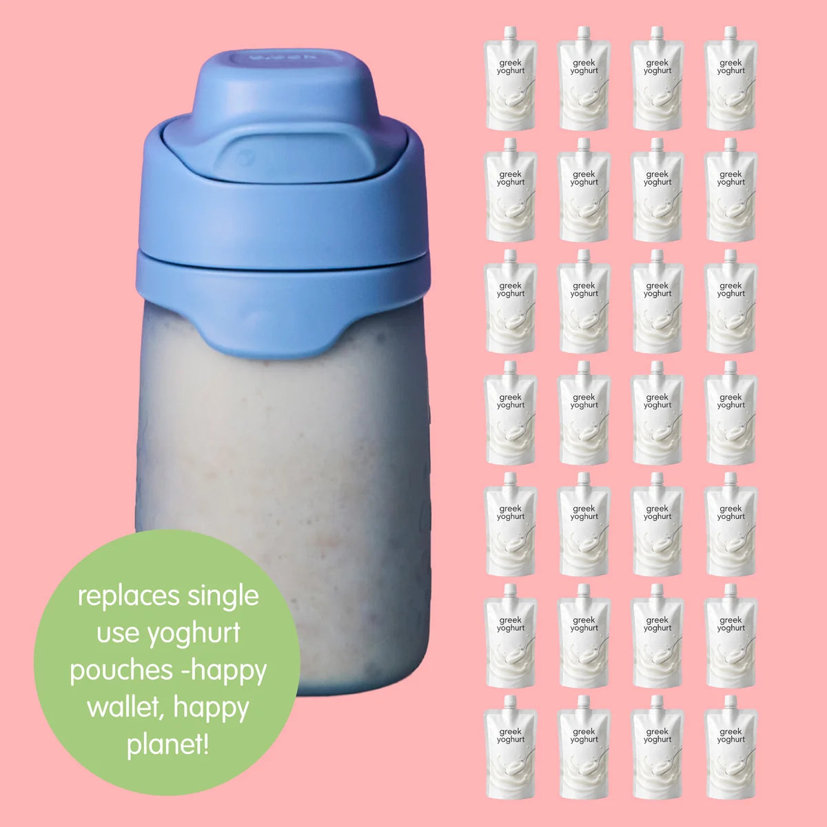 B BOX | REUSABLE YOGHURT POUCH | OCEAN