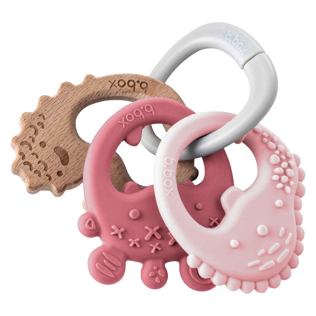 Blue Box Rattle B BOX Rattle Teether - Angus and Dudley – Angus & Dudley Collections