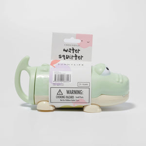 Sunnylife Water Squirter - Crocodile Pastel Green