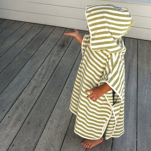 Sunnylife Kids Hooded Towel - Into The Wild Khaki