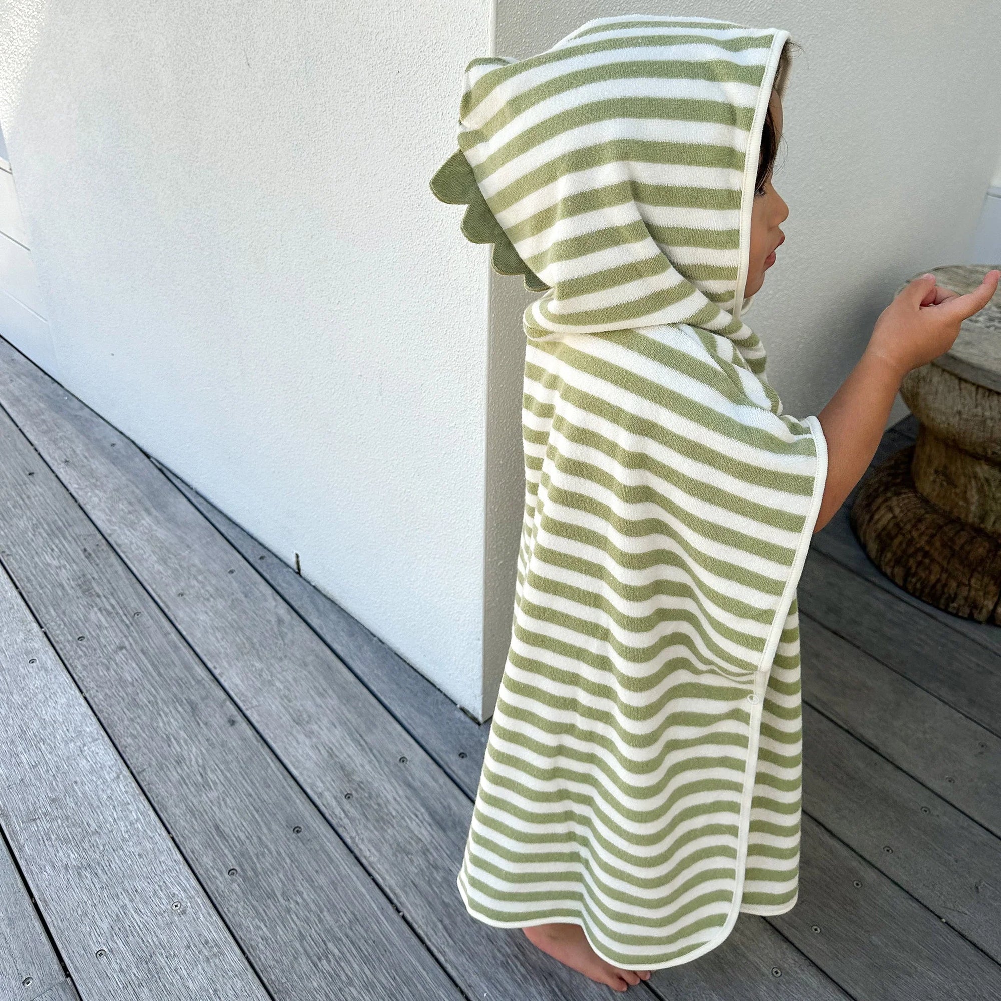 Sunnylife Kids Hooded Towel - Into The Wild Khaki