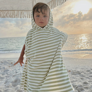 Sunnylife Kids Hooded Towel - Into The Wild Khaki