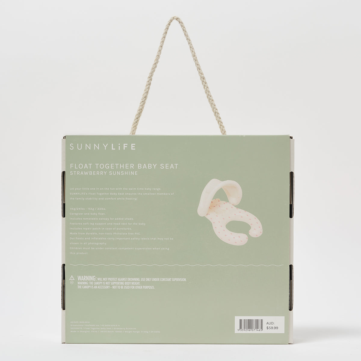 Sunnylife Float Together Baby Seat - Dex The Duck