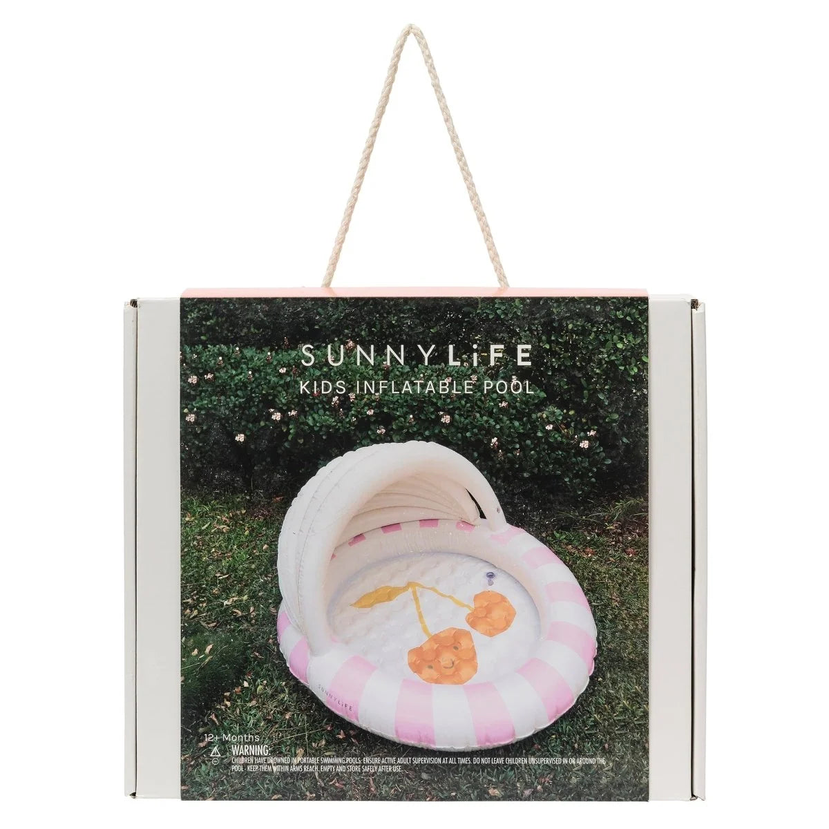 SUNNYLIFE | INFLATABLE POOL | COTTON CANDY CHERRY
