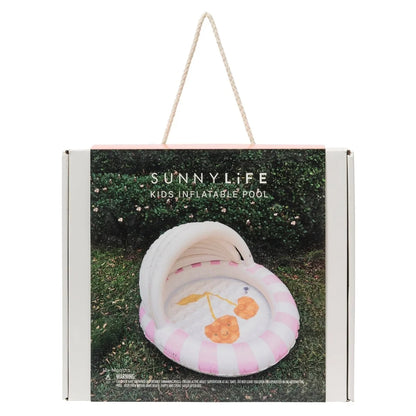 SUNNYLIFE | INFLATABLE POOL | COTTON CANDY CHERRY