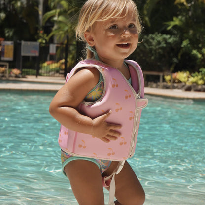 Sunnylife Kids Swim Vest - Cotton Candy Cherry