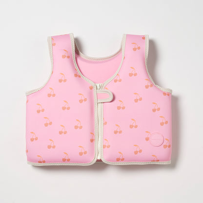 Sunnylife Kids Swim Vest - Cotton Candy Cherry