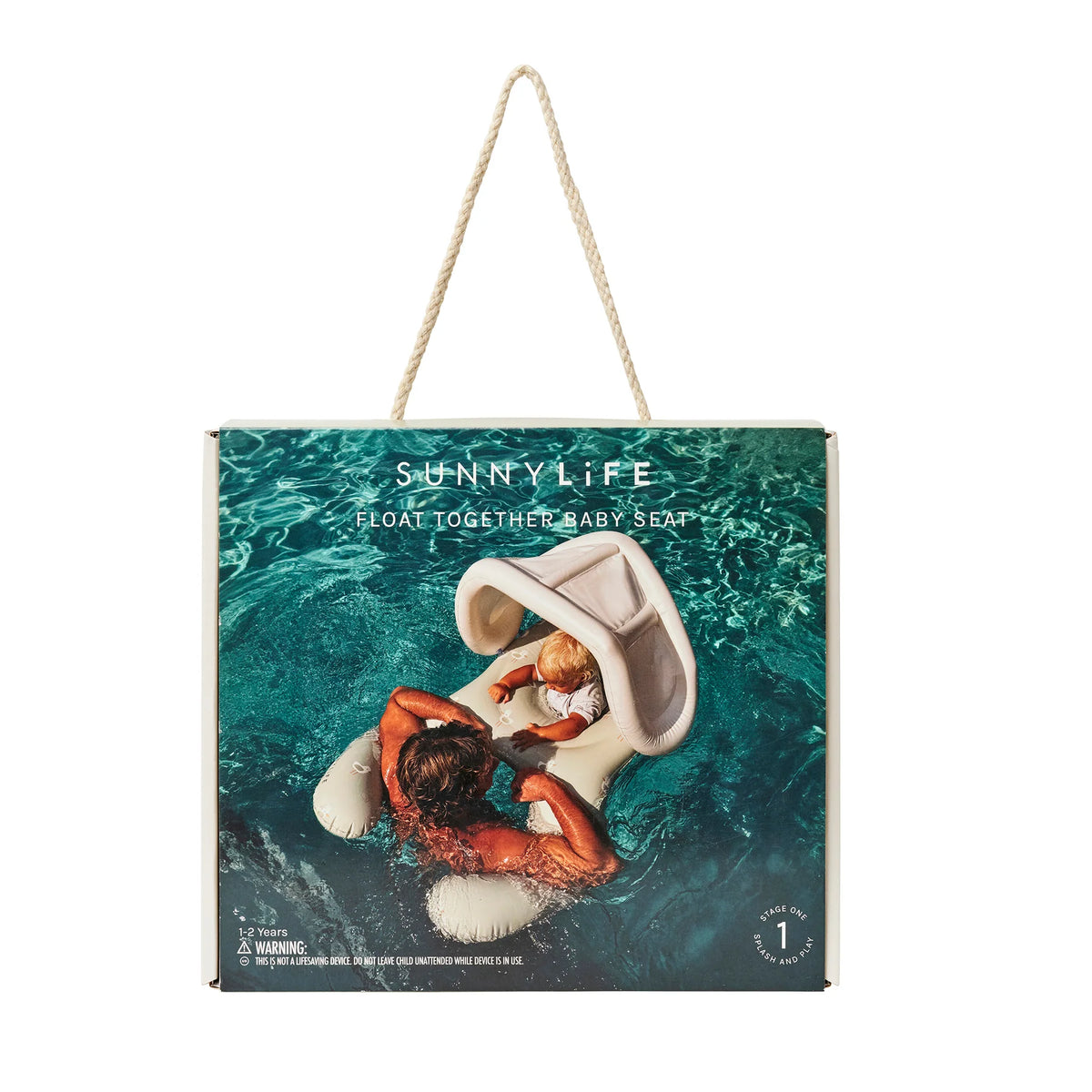 SUNNYLIFE | FLOAT TOGETHER BABY SEAT | SAMMY THE SEAGULL