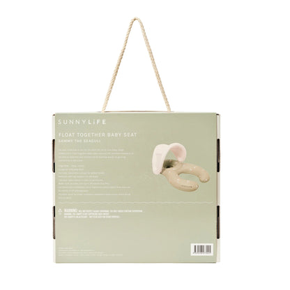 SUNNYLIFE | FLOAT TOGETHER BABY SEAT | SAMMY THE SEAGULL