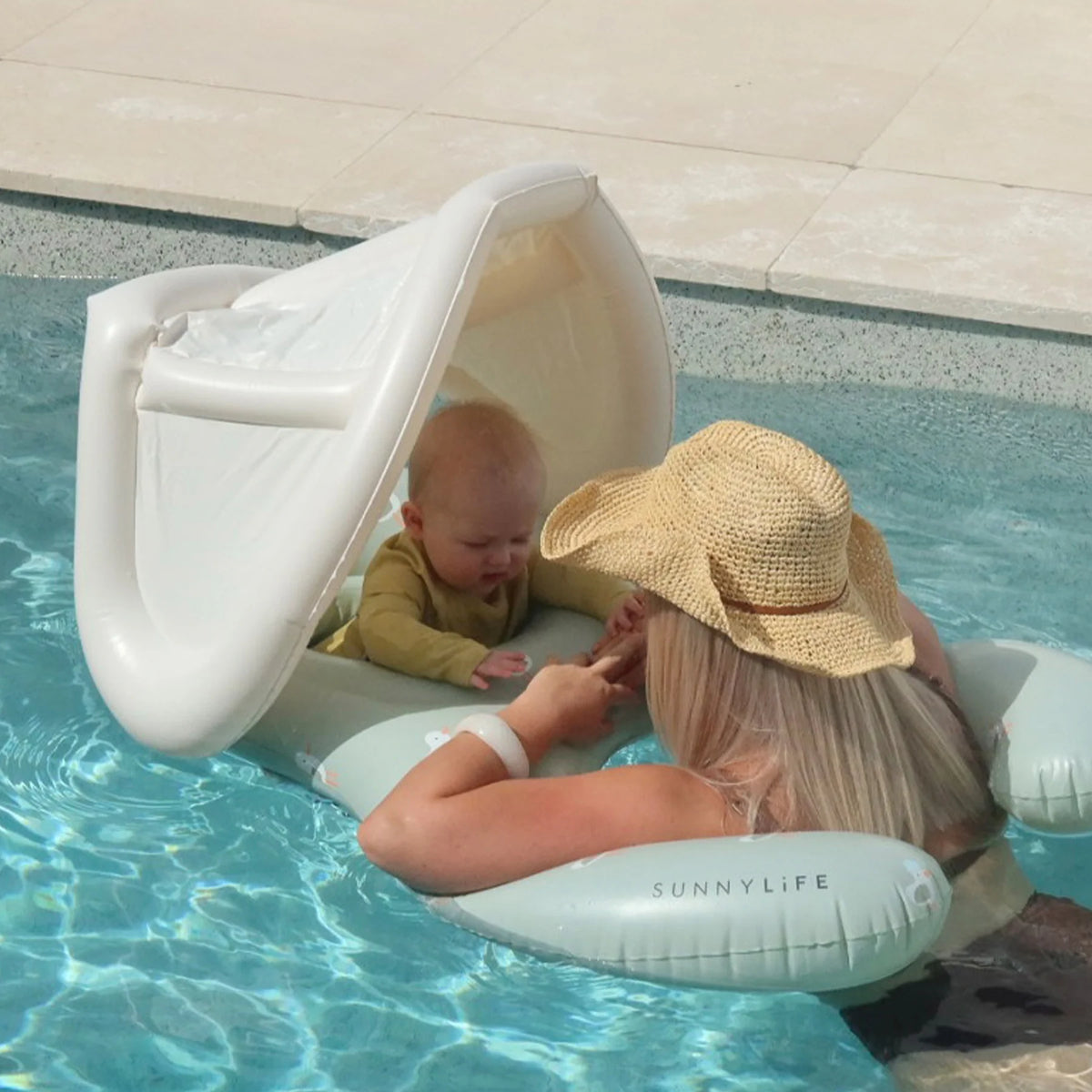 SUNNYLIFE | FLOAT TOGETHER BABY SEAT | SAMMY THE SEAGULL