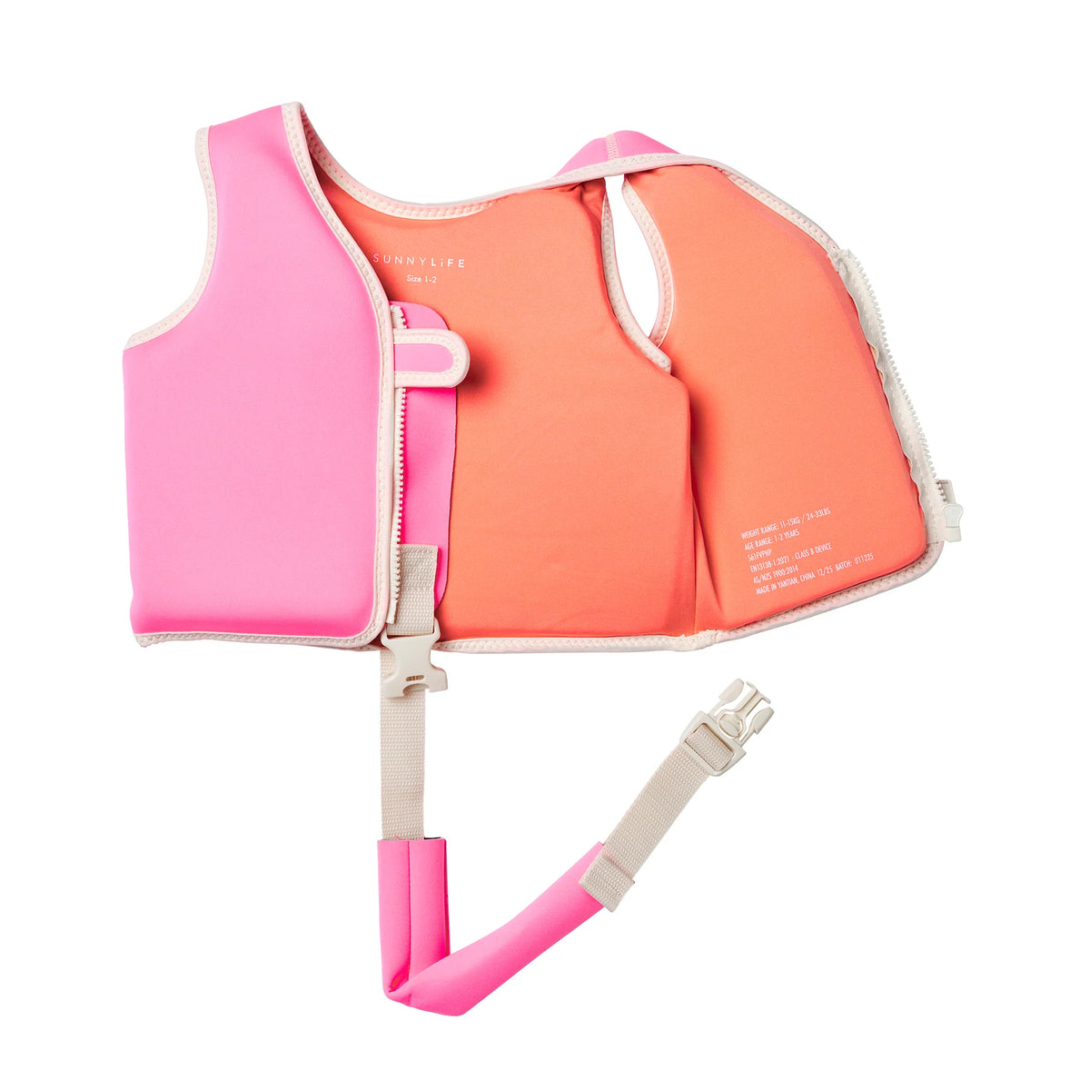 SUNNYLIFE | KIDS SWIM VEST | POPPY THE PEACH