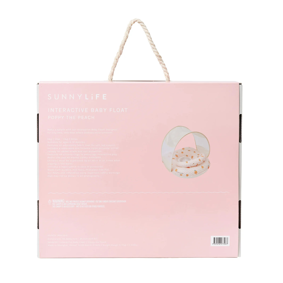 SUNNYLIFE | INTERACTIVE BABY FLOAT | POPPY THE PEACH