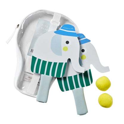 SUNNYLIFE | KIDS VELCRO BEACH BATS | ELI THE ELEPHANT