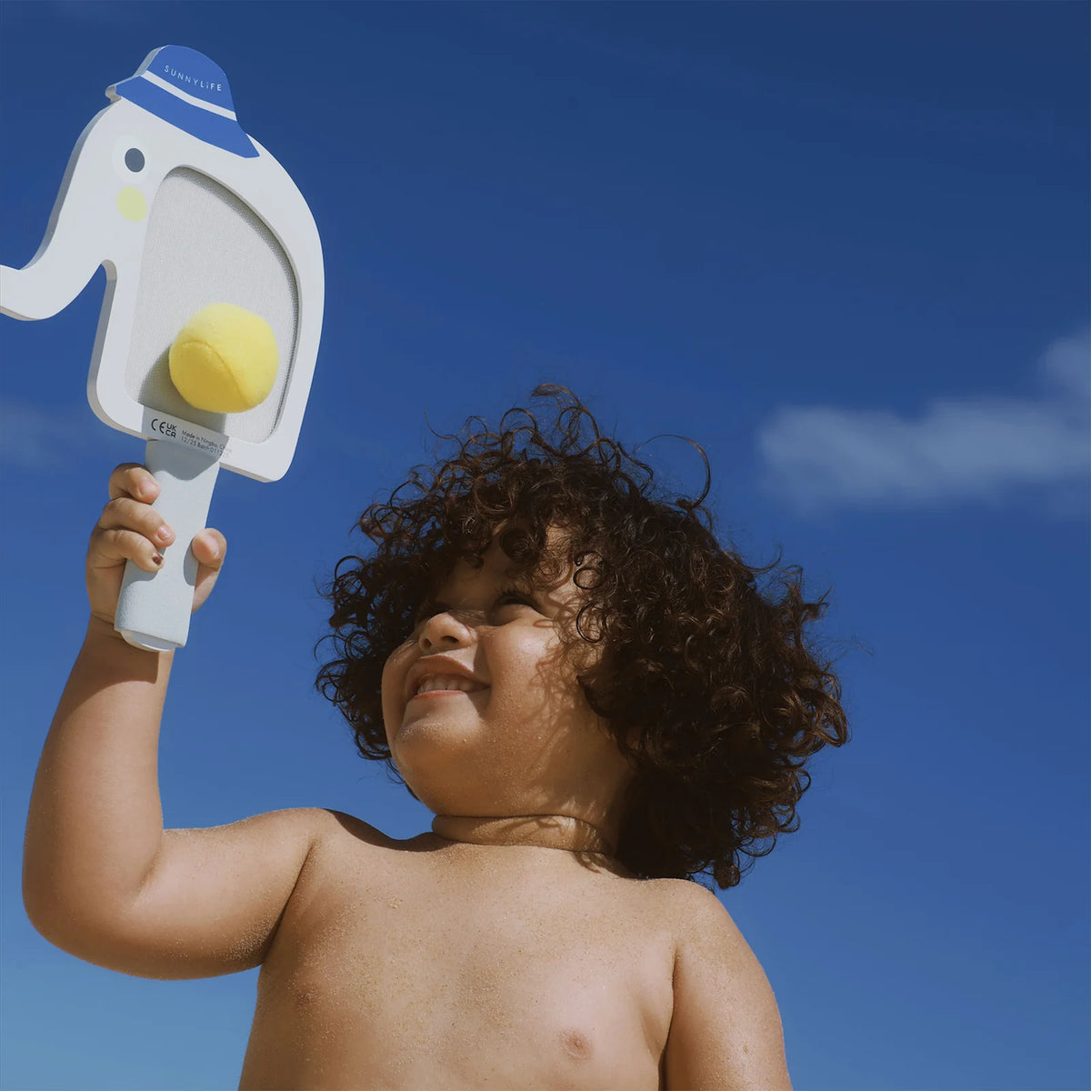 SUNNYLIFE | KIDS VELCRO BEACH BATS | ELI THE ELEPHANT