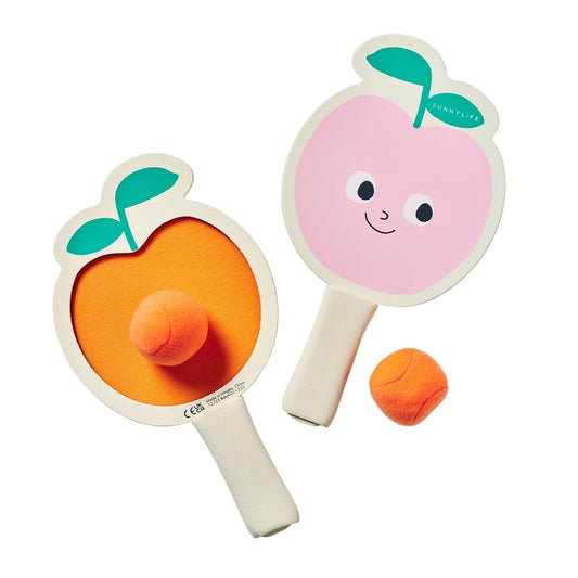 SUNNYLIFE | KIDS VELCRO BEACH BATS | POPPY THE PEACH
