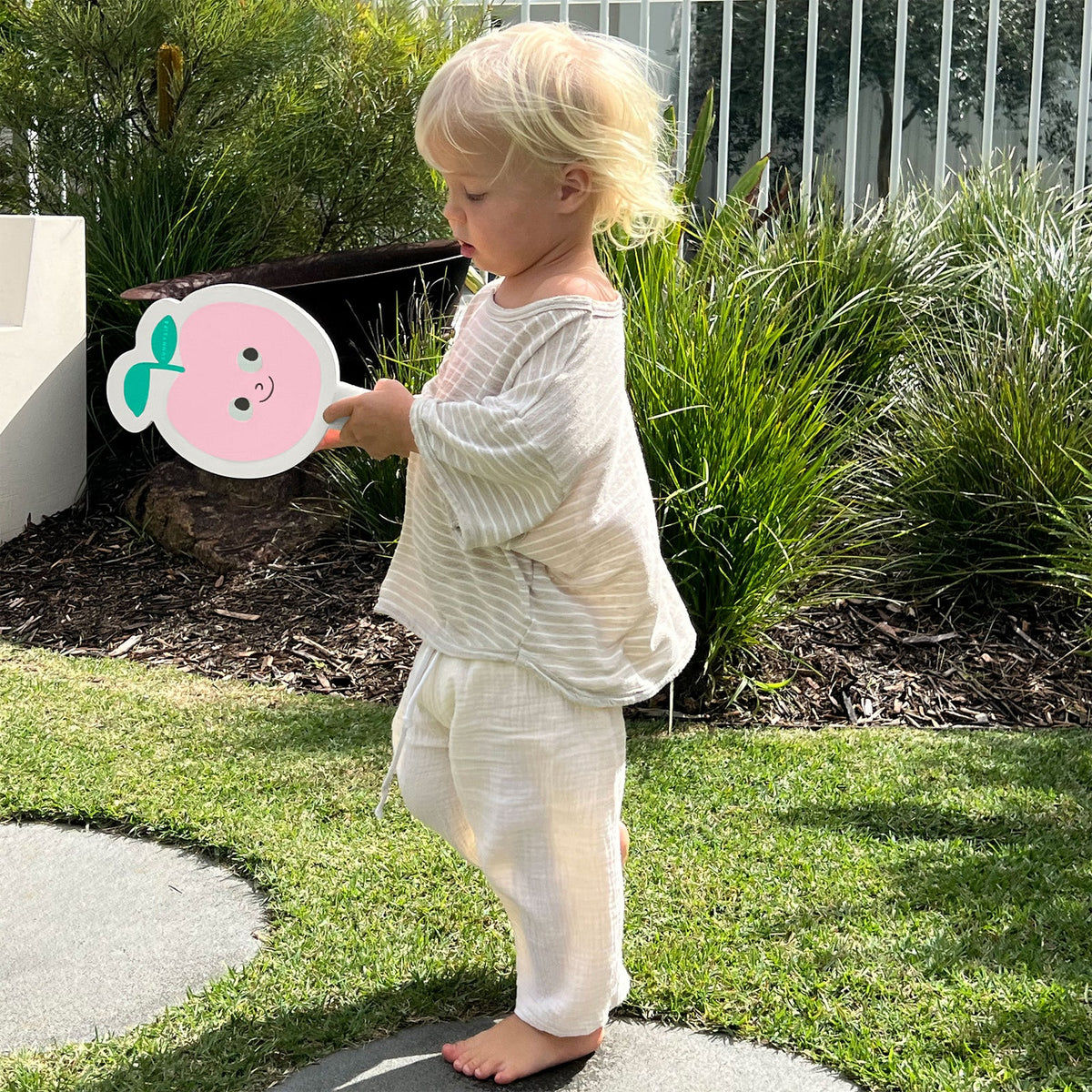 SUNNYLIFE | KIDS VELCRO BEACH BATS | POPPY THE PEACH