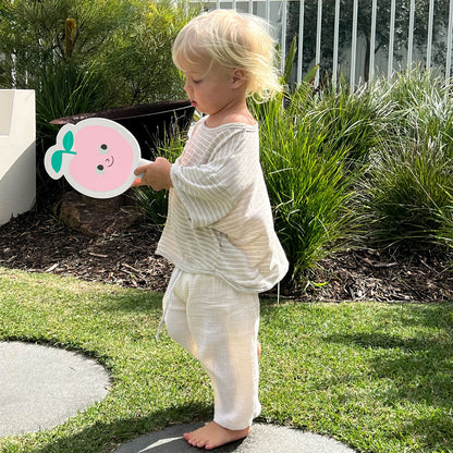 SUNNYLIFE | KIDS VELCRO BEACH BATS | POPPY THE PEACH