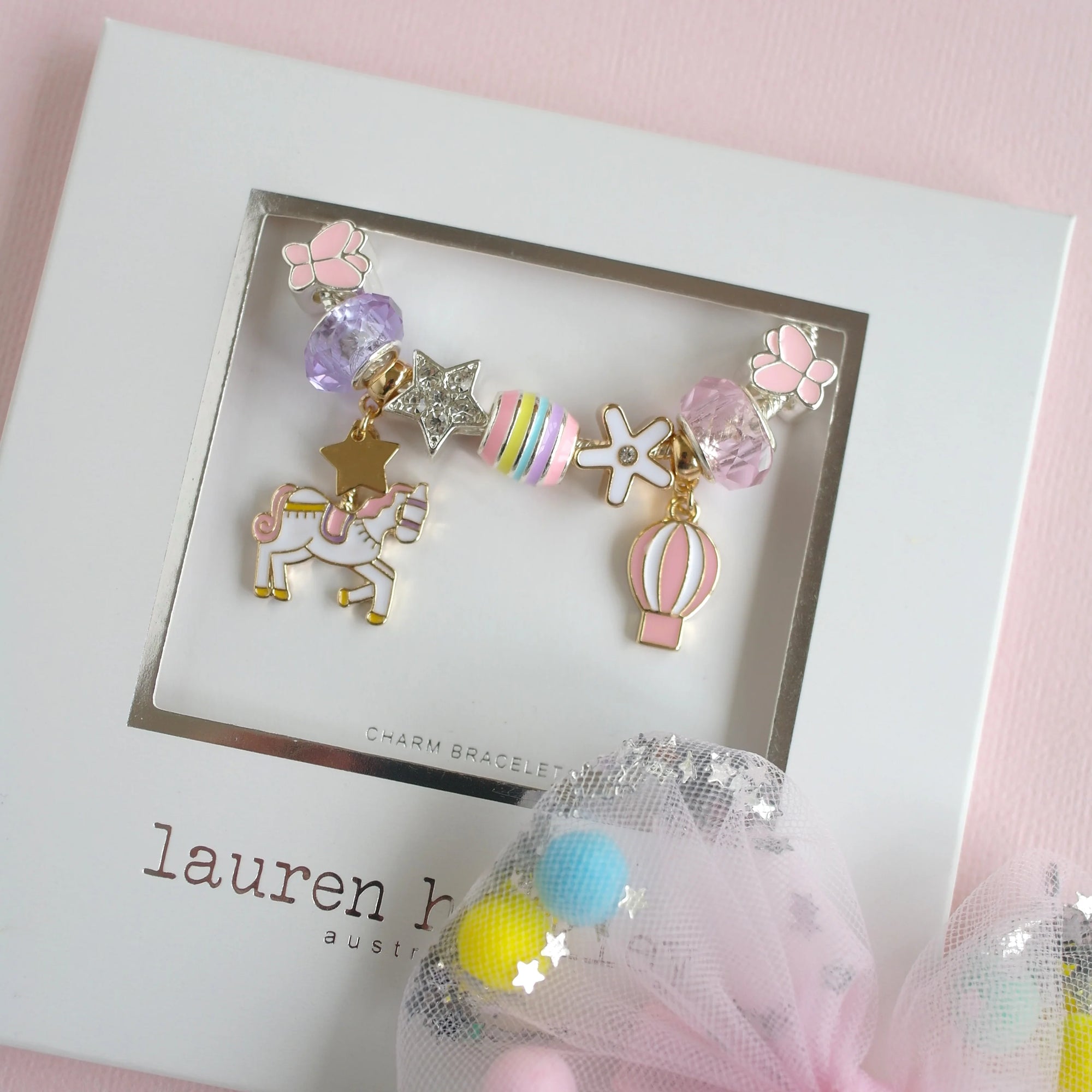 Lauren Hinkley Charm Bracelet - Unicorn Carousel