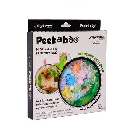 JELLYSTONE PEEKABOO SENSORY BAG | DINO