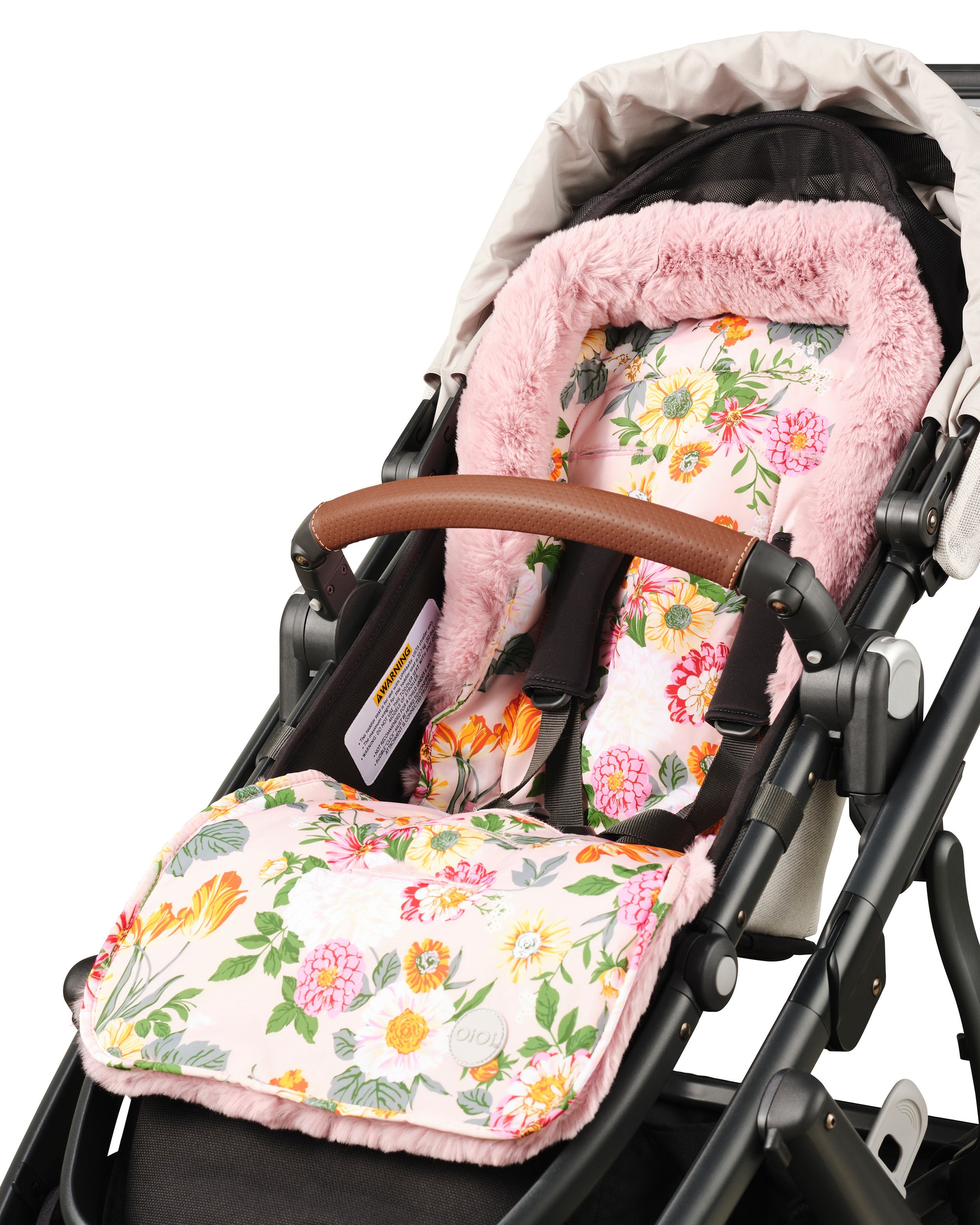 OiOi Reversible Pram Liner - Garden Party