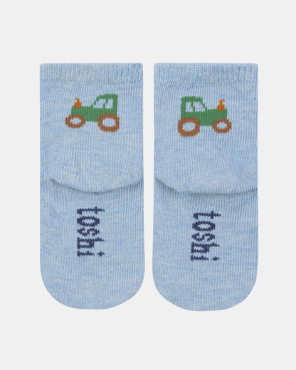 TOSHI ORGANIC ANKLE SOCKS | TINY TRACTORS