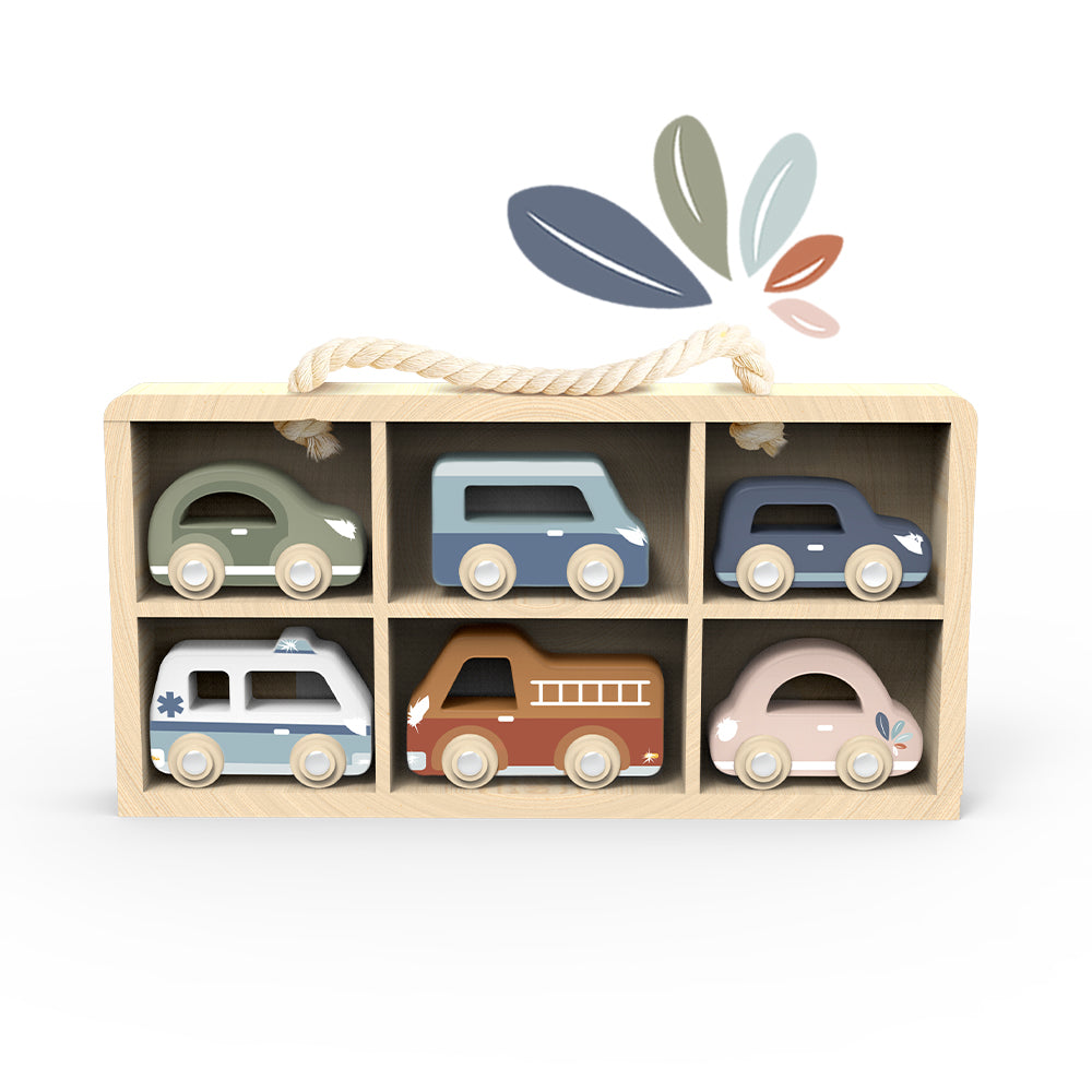 Speedy Monkey Wooden Car Display Case