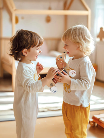 SPEEDY MONKEY PUPPY PULL-ALONG - Angus & Dudley Collections