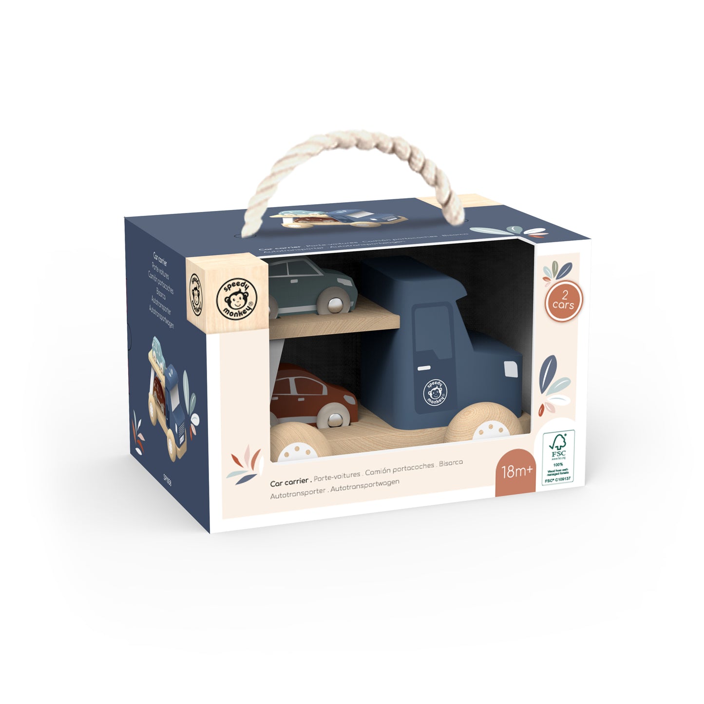 SPEEDY MONKEY | WOODEN CAR CARRIER