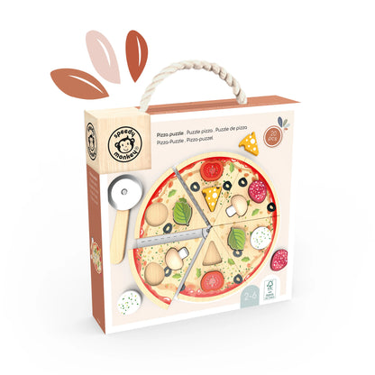 SPEEDY MONKEY | WOODEN PIZZA PUZZLE