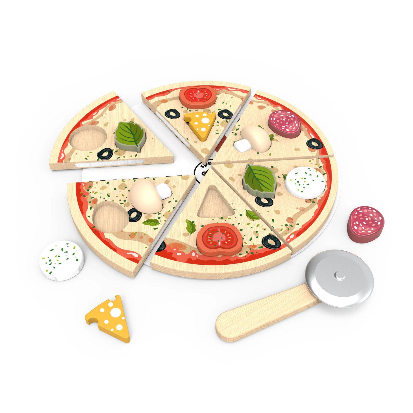 SPEEDY MONKEY | WOODEN PIZZA PUZZLE