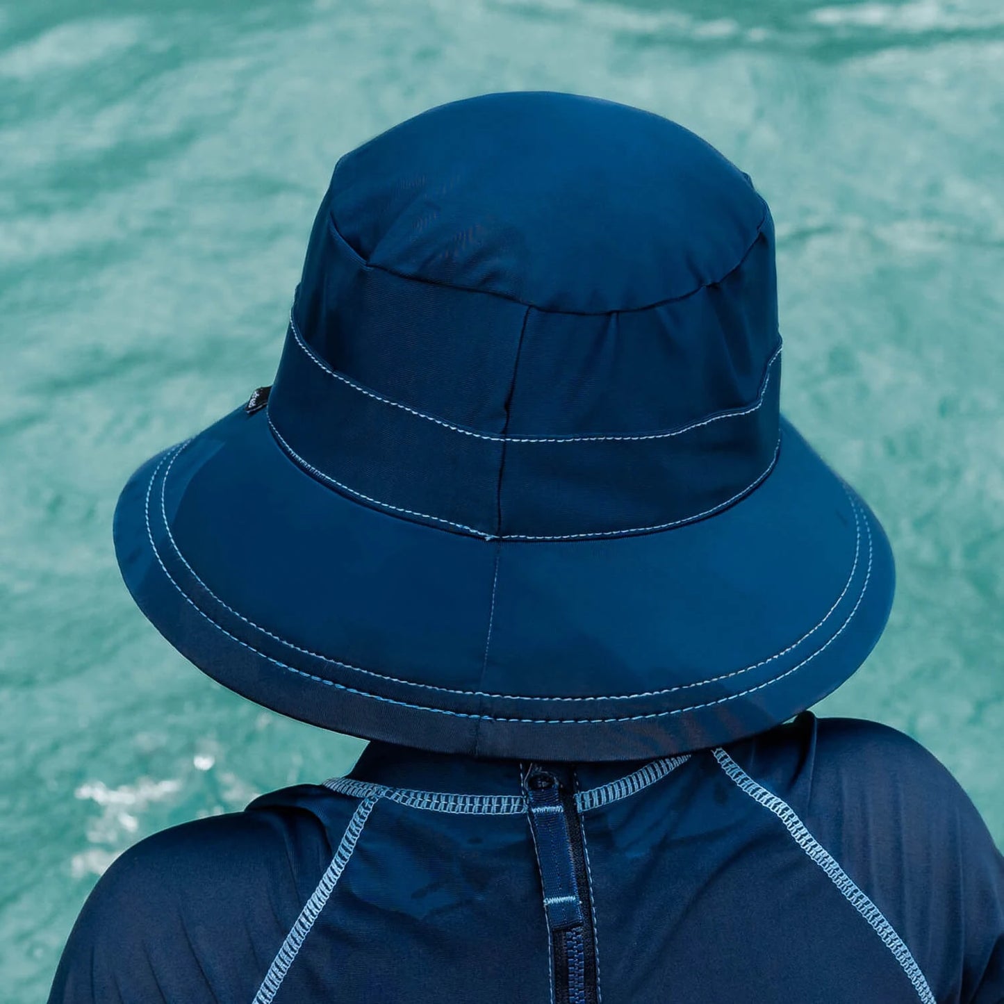 BEDHEAD CLASSIC SWIM BUCKET BEACH HAT | MARINE