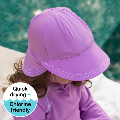 Bedhead Baby Legionnaire Swim Flap Sunhat - Bubblegum