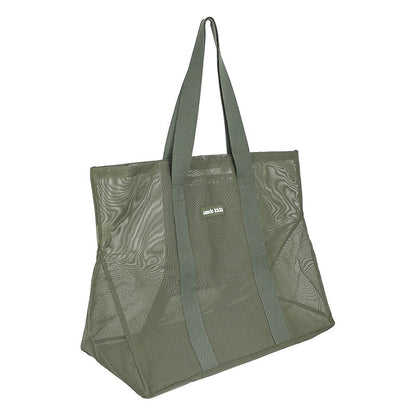 SANDE KIDS BEACH HAULER MESH BEACH BAG | PANDANUS GREEN
