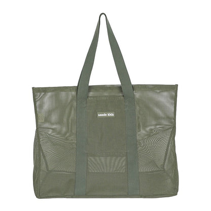 SANDE KIDS BEACH HAULER MESH BEACH BAG | PANDANUS GREEN