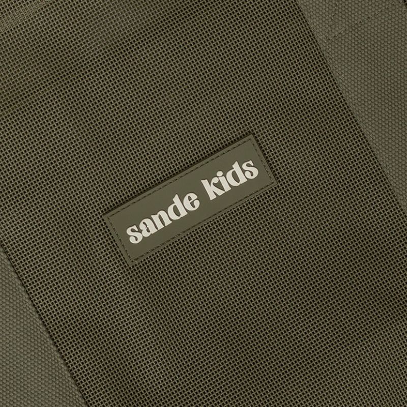 SANDE KIDS BEACH HAULER MESH BEACH BAG | PANDANUS GREEN