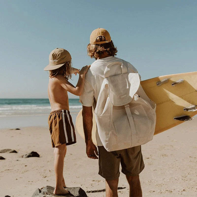 SANDE | MESH BACKPACK | SAND