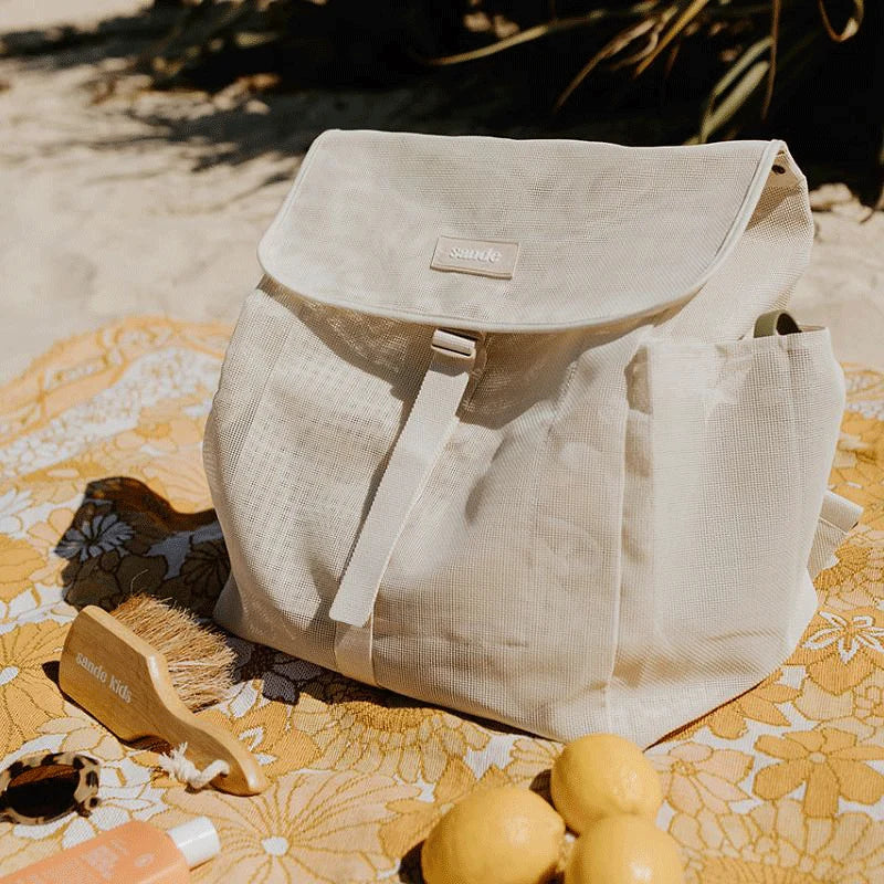 SANDE | MESH BACKPACK | SAND