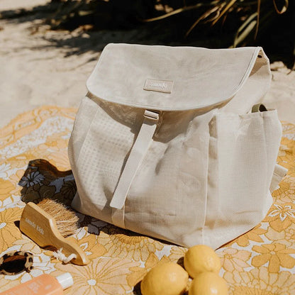 SANDE | MESH BACKPACK | SAND