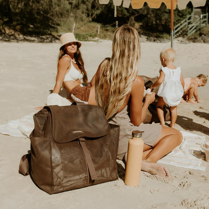 SANDE KIDS MESH BACKPACK | ESPRESSO