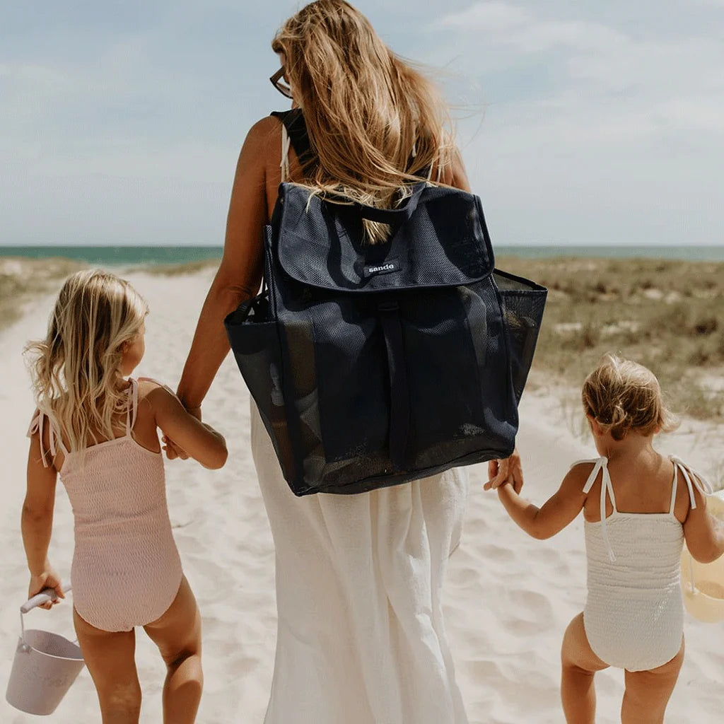 SANDE | MESH BACKPACK | DEEP SEA